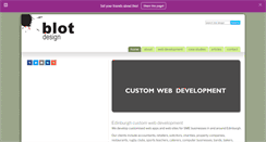 Desktop Screenshot of blotdesign.com