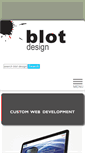 Mobile Screenshot of blotdesign.com